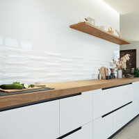BAVIERA BLANCO BRILLO 45X120