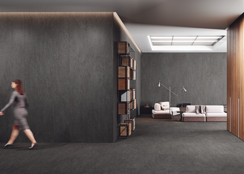 BASALTINA ANTRACITA NATURAL 120X120