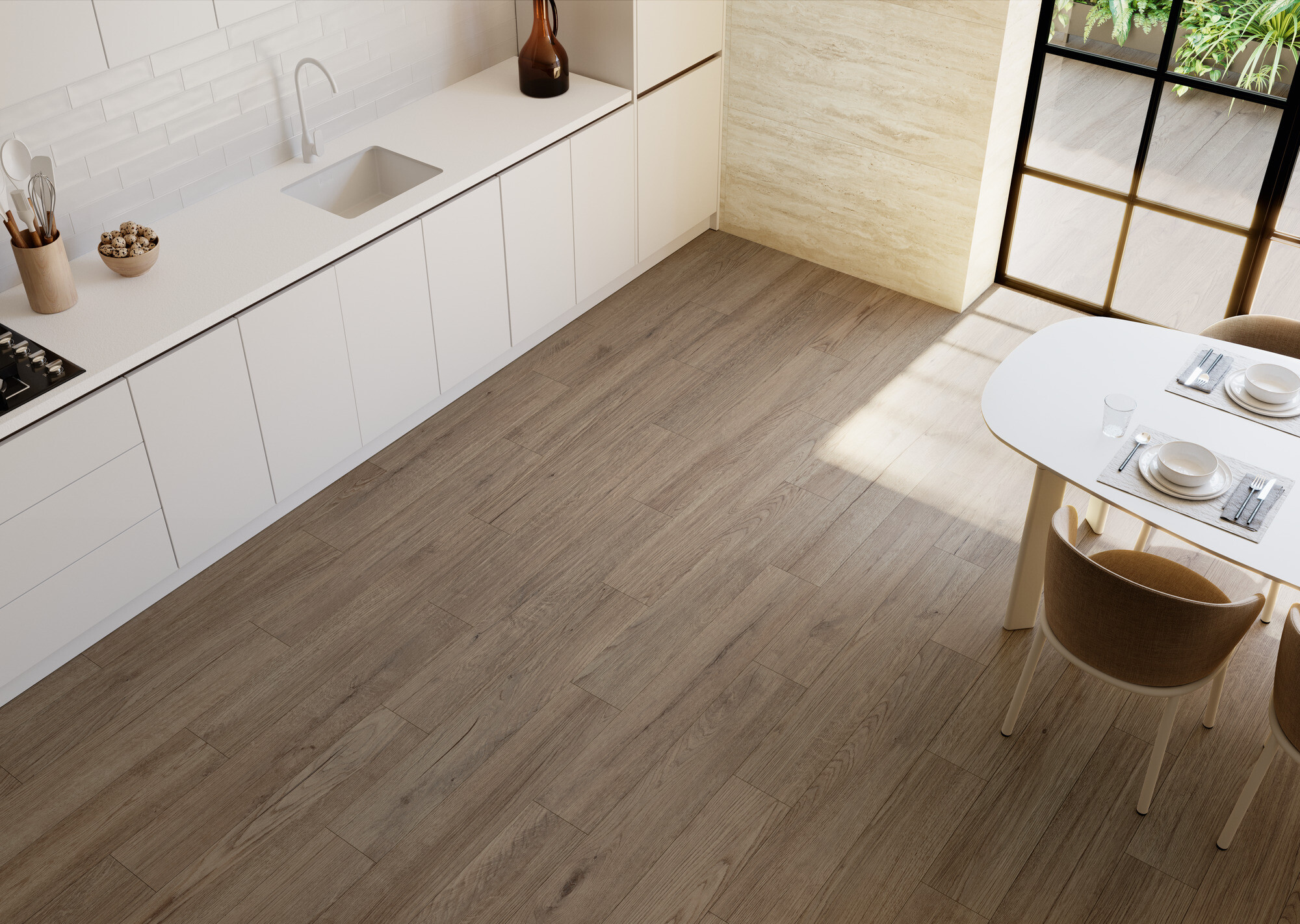 JUNGLA TECA NATURAL 19.5X120 | Grespania