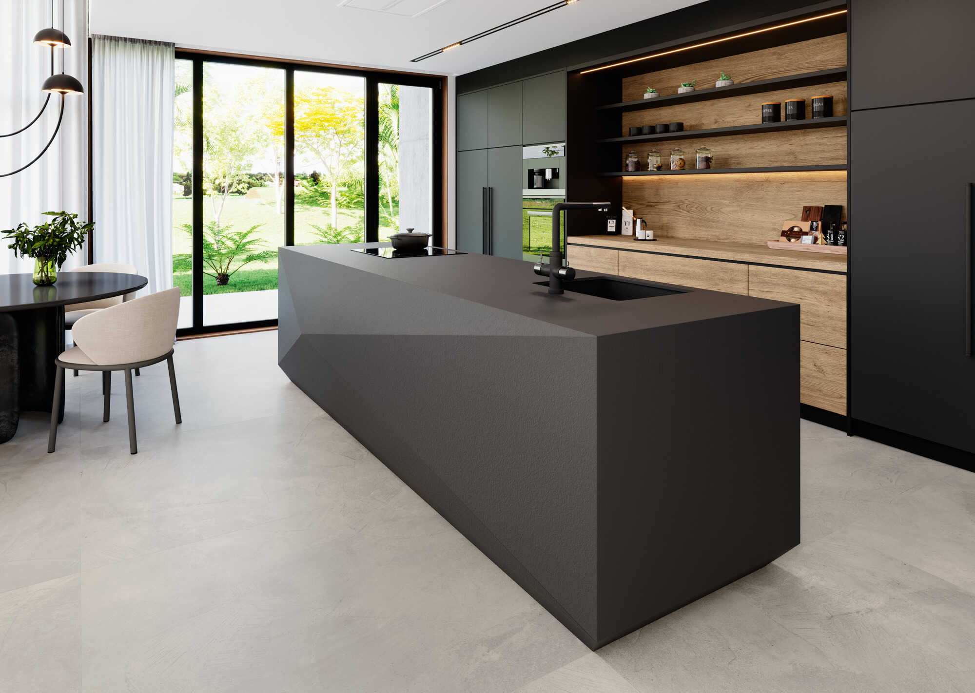 NERO ZIMBABWE RELIEVE 162X324 | Grespania