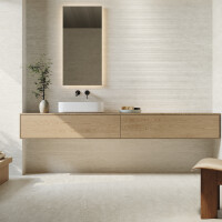 HEMET WHITE NATURAL 45X120 | Grespania