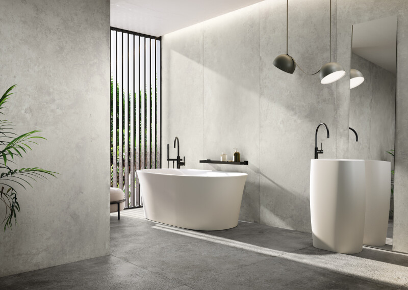 TEMPO GRIS NATURAL 100X300