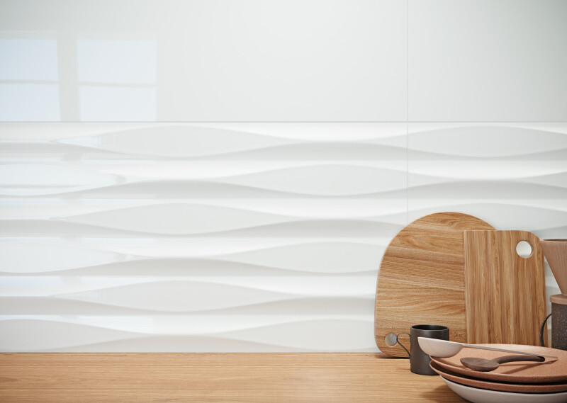 BAVIERA BLANCO BRILLO 45X120