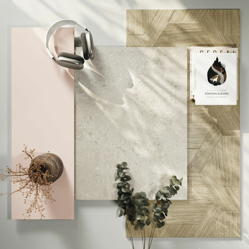 GARONA MARFIL NATURAL 80X80